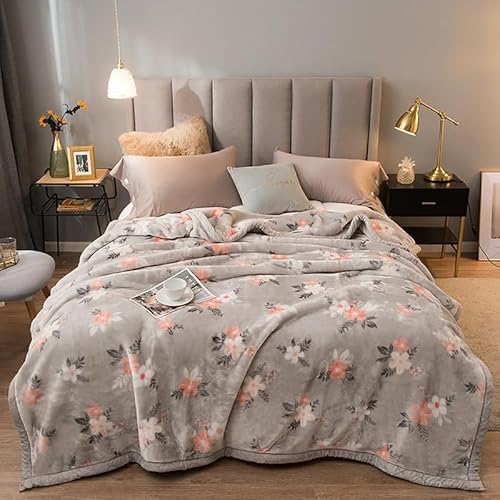 Dazzluxe Fleecedecke Queen Size 180 x 220 cm, Schwere Koreanische Nerz Plüschdecken, 2-Lagige Wendbare Bedruckte Weiche Mikrofaser-Überwurfdecken Für Herbst Und Winter Dazzluxe Fleecedecke Queen Size 180 x 220 cm, Schwere Koreanische Nerz Plüschdecken, 2-Lagige Wendbare Bedruckte Weiche Mikrofaser-Überwurfdecken Für Herbst Und Winter von Dazzluxe