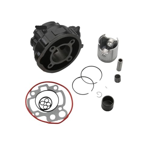 DbfiUoe 90ccm 49mm Big Bore Zylinderkit Kompatibel mit X-R50 50ccm AM6 2-Takt 1E40MB von DbfiUoe