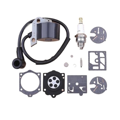 Zündspule Zündkerze Fit for S015 015AV 015L Kettensäge Vergaser Kit Zündspule Zündkerze Fit for S015 015AV 015L Kettensäge Vergaser Kit von DbfiUoe