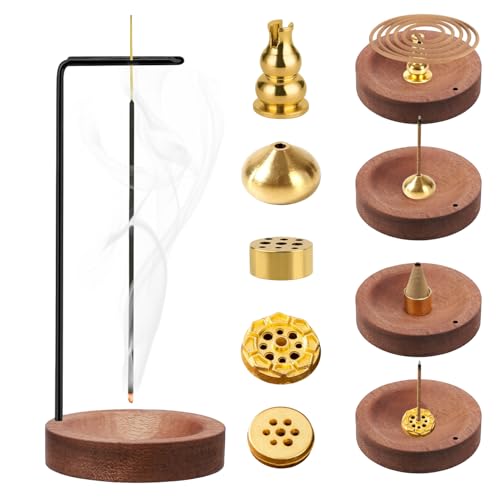 7-in-1 Räucherstäbchen Halter Räucherstäbchenhalter Räucherstäbchen- Halterung Incense Holder Incense Burner Weihrauch-Brenner für Schlafzimmer Meditationsraum Yoga Erholungsraum von Dbuwqips
