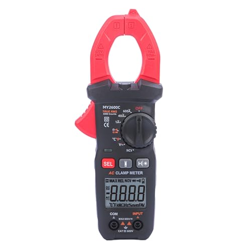4000 Zählungen Digitaler Klemmmesser 600A Strom Tester Voltmeter Amperemeter NCV Diode Professionelles Elektriker Werkzeug Werkzeug Digitales Klemmmesser Multimeter von Dcaknri