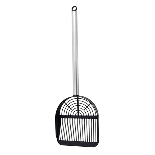 Dcaknri Katzenstreu Schaufel Glatte Metall Sifter Hollow Shovel Metallgriff Poop Sieben Kätzchen Kätzchen Schaufel Edelstahl Haustierabfälle Schaufeln von Dcaknri