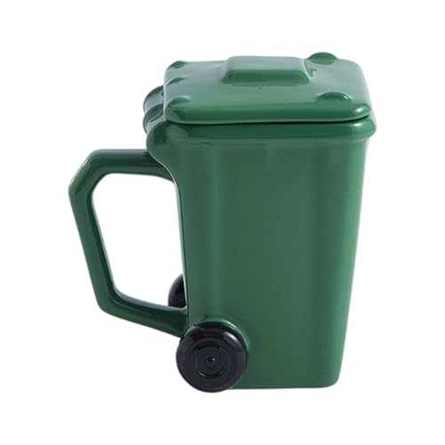 Dcaknri Kreativer Mülleimer Keramik Teas Tassen 400 Ml Mehrfachgebrauch Müll Können Für Küchenbüro Cafes Restaurant Cafes Themed Keramic Getränkswaren Formen von Dcaknri