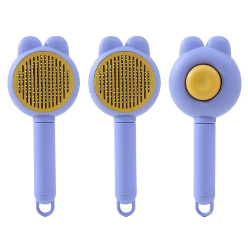 Dcaknri Mehrzweck Haustierhaarbürste Für Die Schüttung Der Steuerung Selbstverzeigter Mechanismus Bequemer Grip Hunde Katzen Pflegezubehör Haustierhaarkamm Für Verschiedene Rassen von Dcaknri