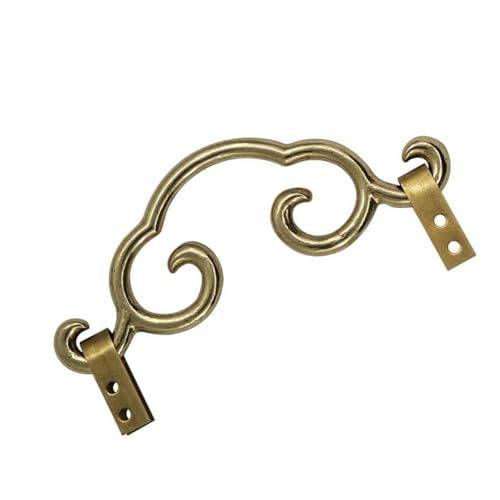 Dcaknri Verzierter Kupfer-Wandhaken, Vintage-Bilderrahmen, dekorativer Aufhänger, praktischer Haushalts-Organizer, benutzerfreundliches Design, klassischer Messing-Bilderaufhänger von Dcaknri