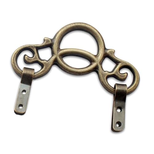 Dcaknri Verzierter Kupfer-Wandhaken, Vintage-Bilderrahmen, dekorativer Aufhänger, praktischer Haushalts-Organizer, benutzerfreundliches Design, klassischer Messing-Bilderaufhänger von Dcaknri