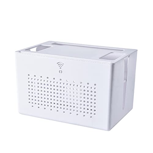 Doppellagige Wifi-Router-Aufbewahrungsbox Desktop-Steckdose Drahtbox-Set Top Rack Steckdosenleiste versteckte Endbearbeitungsbox Haushaltsartikel von Dcaknri