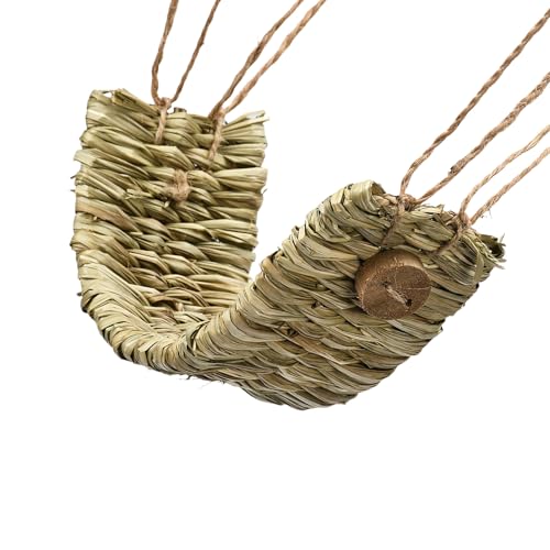Gras Vogelschaukel Hängematte Sitzstange Kaubare Anreicherung für Papageien Kanarienvögel Wellensittiche Natur Design Vogelspielzeug Gras Vogelschaukel Hängematte Sitzstange Kaubare Anreicherung für Papageien Kanarienvögel Wellensittiche Natur Design Vogelspielzeug von Dcaknri