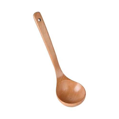 Holzlöffel Küchen Utensilien Schaufeln Sie Schaufel Für Suppenkochen Und Hausessen Mit Ergonomischem Langem Hakengriff Holz Besteck von Dcaknri