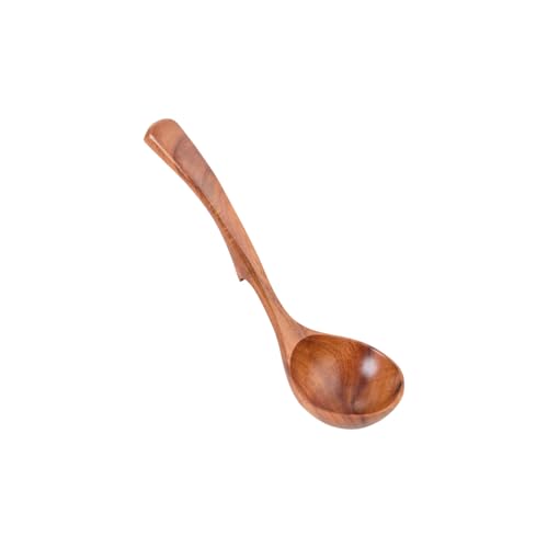 Naturhölzernuppe Kelle Mit Nonslip Haken Design Easy Storage Kitchen Utensilien Kochwerkzeug Mit Haken Hables Holzlöffel Für Suppen Und Eintöpfe von Dcaknri