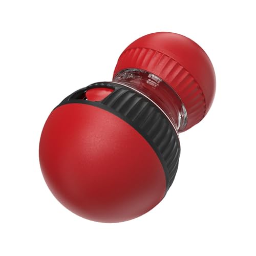 Pet Slow Feeder Hundespielzeug, interaktiver Ball, auslaufendes Futter-Puzzle für geistige Stimulation, rotierender Leckerli-Spender von Dcaknri