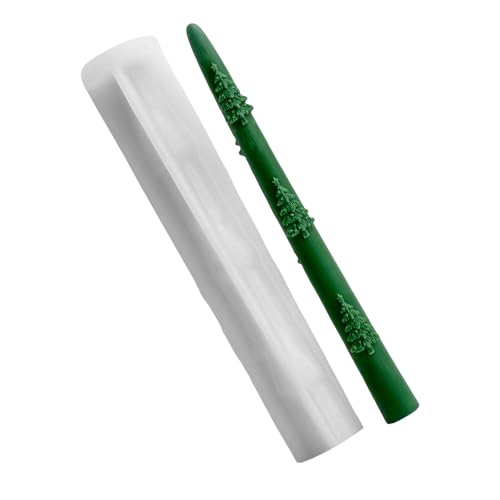 Silikonform mit Weihnachtsmotiv zur Herstellung von Säulenseife und Epoxidharz, professionelle Silikonform von Dcaknri