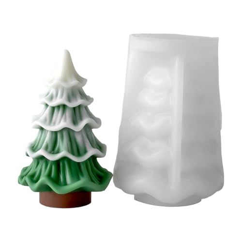 Weihnachtsbaumkerzenform Silikonformen Ornament Guss Handgefertigte Pflastern Formen Bastelmittel Handgefertigte Kerzen Weihnachtsbaum Silikonform Harzpflaster von Dcaknri