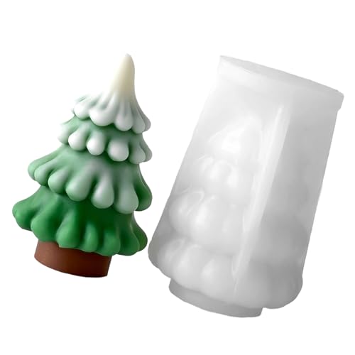 Weihnachtsbaumkerzenform Silikonformen Ornament Guss Handgefertigte Pflastern Formen Bastelmittel Handgefertigte Kerzen Weihnachtsbaum Silikonform Harzpflaster von Dcaknri