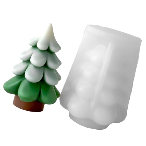Weihnachtsbaumkerzenform Silikonformen Ornament Guss Handgefertigte Pflastern Formen Bastelmittel Handgefertigte Kerzen Weihnachtsbaum Silikonform Harzpflaster von Dcaknri