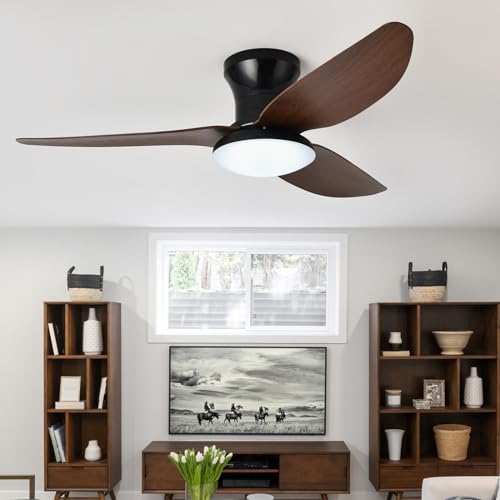 Dceinz Groß Deckenlampe mit Ventilator Wohnzimmer Dimmbar Fernbedienung LED Deckenleuchte mit Ventilator Reversibel Leise DC Lampe Mit Deckenventilator Smart Modern für Schlafzimmer, Salon-Black Dceinz Groß Deckenlampe mit Ventilator Wohnzimmer Dimmbar Fernbedienung LED Deckenleuchte mit Ventilator Reversibel Leise DC Lampe Mit Deckenventilator Smart Modern für Schlafzimmer, Salon-Black von Dceinz