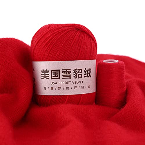 50 g + 20 g Samt, einfaches einfarbiges Garn, Handstrickgarn, Häkelgarn, Nähgarn, Baby-Samtgarn, Grün von Dcfbkl