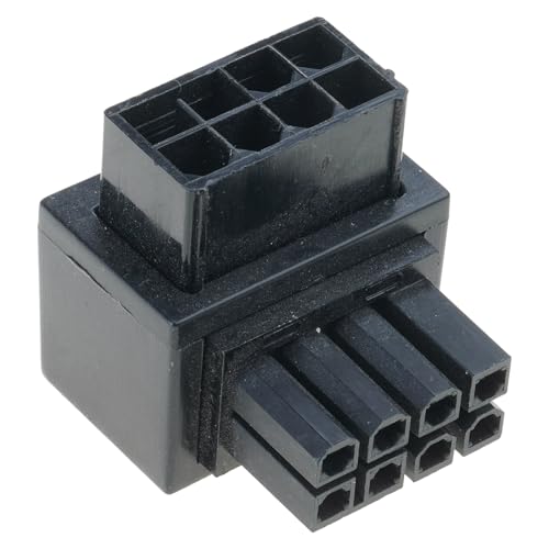 8-poliger Grafik-Grafikkarten-Stecker, 90-Grad-Adapter, Buchse auf Stecker, Mainboard, CPU-Servolenkung, GPU-Netzadapter von Dcfbkl