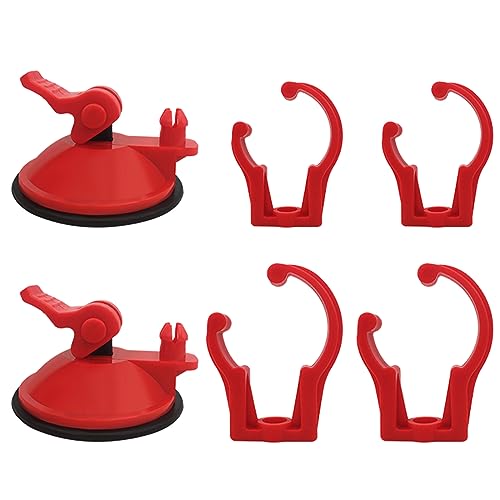 Dcfbkl 1 Set Aquarium-LED-Licht-Saugnapf-Klemme, Aquarium-Zubehör, feste Klemmwinkel, verstellbarer Clip, Rohrhalter-Clip für Deckel von Dcfbkl