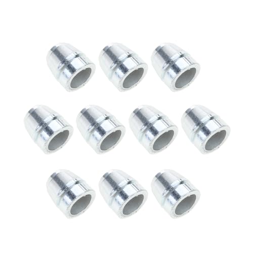 Dcfbkl 10 Stück runde Griffkeile, Hammer, Spalthandgriff, Metall, runder Stahl, für Krallen-Schlittengriff von Dcfbkl