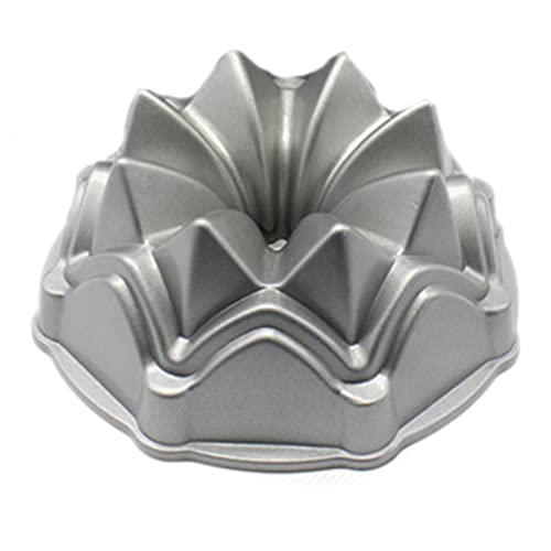 Dcfbkl Geriffelte Aluminiumguss-Rohrform, Antihaftbeschichtung für einfaches Herauslösen, Backen, antihaftbeschichtete Rohrform für Küche, Kuchenformen-Sets zum Backen von Dcfbkl