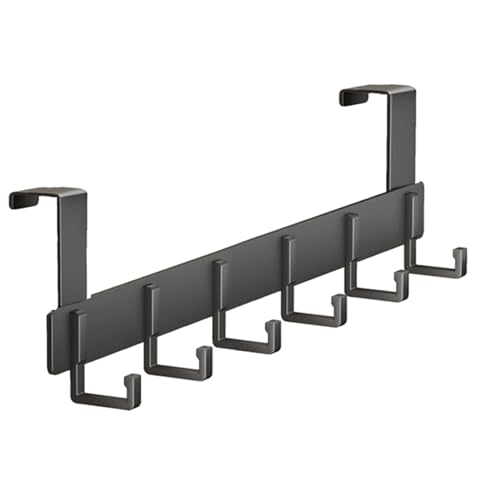 Dcfbkl Modischer Türhaken-Organizer, platzsparender Halter für Jacken, Rucksäcke, Mantel, Duschtuch, Haken zum Aufhängen für Taschen von Dcfbkl