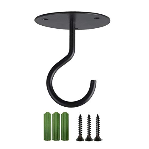 Dcfbkl Wandhalterung Deckenhaken Halterung Aufhänger zum Aufhängen von Vogelfutterspendern Windspiel Dekoration Blumentöpfe Indoor Outdoor für Keramik Groß mit Drainagelöchern Topfständer von Dcfbkl