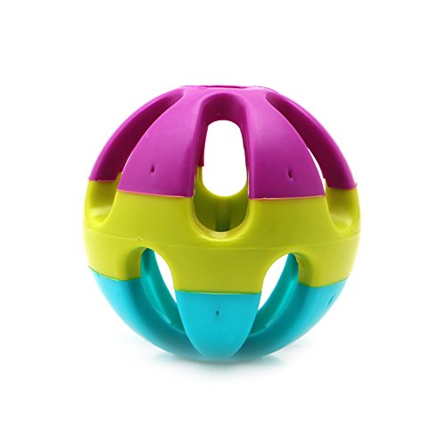 Hundespielzeug, hohl, mit Glöckchen, für kleine Kätzchen, Kauspaß, interaktive Bälle für Hamster, Indoor-Katzen, Leckerlis, weich mit Glöckchen Hundespielzeug, hohl, mit Glöckchen, für kleine Kätzchen, Kauspaß, interaktive Bälle für Hamster, Indoor-Katzen, Leckerlis, weich mit Glöckchen von Dcfbkl