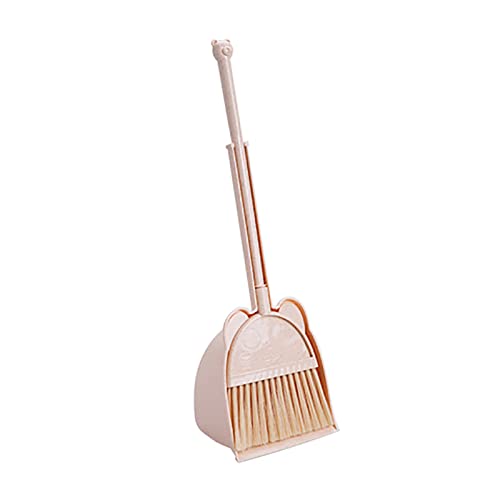 Kleine Besen-Reinigungsbürste mit Kehrschaufel für Kinder, kleines Haushaltshelfer-Set, 2-teilig, Kinderbesen-Set von Dcfbkl