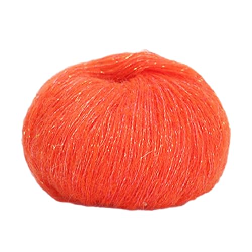 Mohair-Garn mit Pailletten, zum Stricken, bunte Schnur, Häkeln, handgefertigte Projekte, tolles Weben, weich zum Stricken, 1 Rolle Mohair-Garn mit Pailletten, zum Stricken, bunte Schnur, Häkeln, handgefertigte Projekte, tolles Weben, weich zum Stricken, 1 Rolle von Dcfbkl
