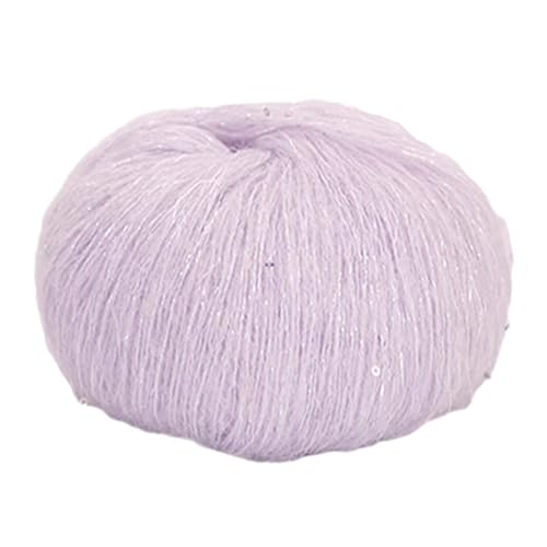 Mohair-Garn mit Pailletten, zum Stricken, bunte Schnur, Häkeln, handgefertigte Projekte, tolles Weben, weich zum Stricken, 1 Rolle Mohair-Garn mit Pailletten, zum Stricken, bunte Schnur, Häkeln, handgefertigte Projekte, tolles Weben, weich zum Stricken, 1 Rolle von Dcfbkl