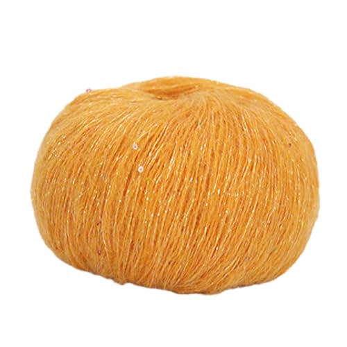 Mohair-Garn mit Pailletten, zum Stricken, bunte Schnur, Häkeln, handgefertigte Projekte, tolles Weben, weich zum Stricken, 1 Rolle Mohair-Garn mit Pailletten, zum Stricken, bunte Schnur, Häkeln, handgefertigte Projekte, tolles Weben, weich zum Stricken, 1 Rolle von Dcfbkl