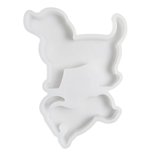 Multifunktionale Hunde-Skulptur-Formen für Zement und Gips, Heimdekoration, Silikon-Ornament-Formen für Handarbeit, Zement, Gips, Bastelformen von Dcfbkl