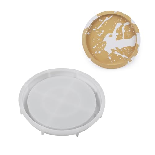 Runde Teller, Schalengussformen, Tablett, Harzformen, Epoxidguss, Silikon-Tablett, Halter, Handwerk, Schmuckherstellung, Werkzeuge, Gipsscheibenform Runde Teller, Schalengussformen, Tablett, Harzformen, Epoxidguss, Silikon-Tablett, Halter, Handwerk, Schmuckherstellung, Werkzeuge, Gipsscheibenform von Dcfbkl