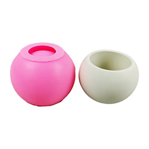 Silikon-Blumentopf-Form, Beton, Kerzenhalter, Pflanzgefäß, Zement, Gips, Formen für Betonformen für Harz von Dcfbkl