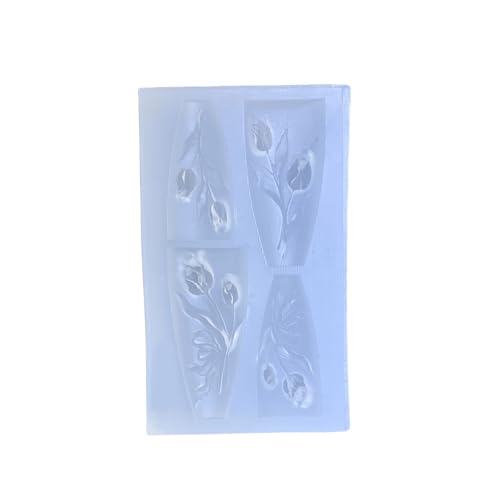 Silikonform mit Blumen-Motiv, für Maniküre, modische Nägel, Kunst-Designs, Formen für handgefertigte Silikon-Ton-Formen Silikonform mit Blumen-Motiv, für Maniküre, modische Nägel, Kunst-Designs, Formen für handgefertigte Silikon-Ton-Formen von Dcfbkl