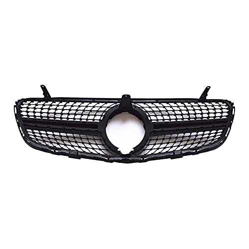 Dciustfhe Auto Front Nieren Kühlergrill Grill Stoßstangen, für Mercedes Benz AMG GLC Class W253 X253 GLC43 GLC200 GLC250 GLC300 GLC450 2015-2021 ABS Gitter Doppelsteg Mesh Hood,BlackNoCamera von Dciustfhe