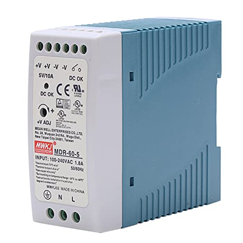 Dciustfhe MDR-60 5V 60W DIN-Schienen Stromversorgung AC-DC Treiberspannungsregler Netzteil 110V 220V von Dciustfhe