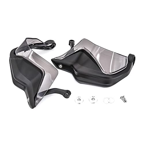 Dciustfhe Motorrad Handprotektoren, Für BMW F700GS F800GS F 700 800 GS Lenker Schutz Bremskupplungshebel Schutz Griffschutz Winddichter Schild Zubehör,Set-Smoky Grey von Dciustfhe