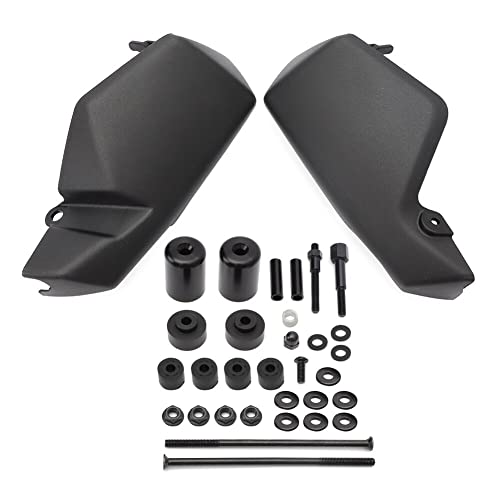 Dciustfhe Motorrad Handprotektoren, Für Suzuki V-Strom DL650 2004-2022 Lenker Schutz Bremskupplungshebel Schutz Griffschutz Winddichter Schild Zubehör,Set of Black handguards von Dciustfhe