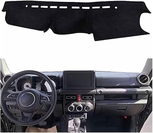 DdaiXQ Auto Armaturenbretter Abdeckung für Suzuki Jimny 2019 2020, Anti-Rutsch Auto Mittelkonsole Armaturenbrett Abdeckung Matte von DdaiXQ