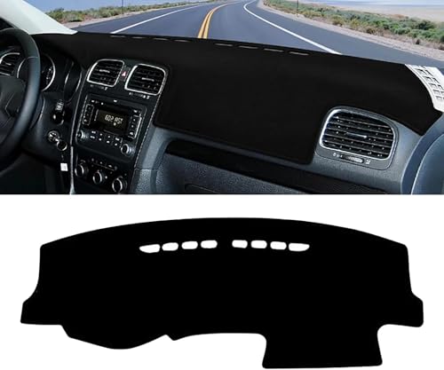 DdaiXQ Auto Armaturenbretter Abdeckung für VW Golf 6 MK6 2008 2009 2010 2011 2012, Anti-Rutsch Auto Mittelkonsole Armaturenbrett Abdeckung Matte von DdaiXQ