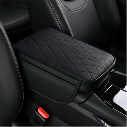 DdaiXQ Auto Armlehnen Polster, für VW Touran II I (Type 5T 1T GP2) 2010-2022 Mittelkonsole Armlehne Kissen Auto Mittelkonsole Abdeckung mit 2 Aufbewahrungstaschen von DdaiXQ