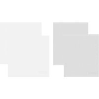 DDDDD Geschirrtuch "Logo", (Set, 4 tlg., Combi-Set: 2x Küchentuch 50 x 55 cm + 2x Geschirrtuch 60 x 65 cm) von Ddddd