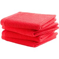 DDDDD Spültuch "Basic", (Set, 4 tlg.), mit luxuriöser Rippenstruktur und optimale Feuchtigkeitsaufnahme von Ddddd
