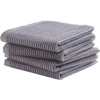 DDDDD Spültuch "Basic", (Set, 4 tlg.), mit luxuriöser Rippenstruktur und optimale Feuchtigkeitsaufnahme von Ddddd