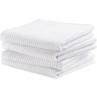DDDDD Spültuch "Basic", (Set, 4 tlg.), mit luxuriöser Rippenstruktur und optimale Feuchtigkeitsaufnahme von Ddddd