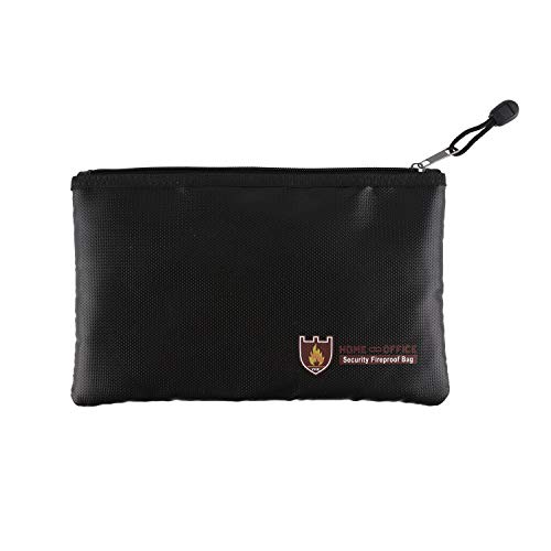 Ddfly Feuerfeste Tasche, wasserdicht, sichere Dokumententasche, feuerfest, sichere Aufbewahrungstasche mit Reißverschluss für Wertsachen, iPad, Geld, Schmuck, Reisepass, Dokumente Ddfly Feuerfeste Tasche, wasserdicht, sichere Dokumententasche, feuerfest, sichere Aufbewahrungstasche mit Reißverschluss für Wertsachen, iPad, Geld, Schmuck, Reisepass, Dokumente von Ddfly
