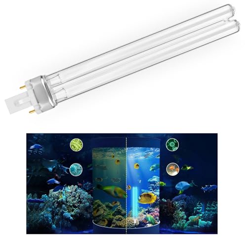 11W Teichfilterlampen, UVC Ultraviolettlampen für Filter und Kläranlagen, G23 PLS Ersatz UV Lampe/Röhre, Verwendet für Geräte und Orte, die in Fischteichen und Fischtanks desinfiziert werden müssen 11W Teichfilterlampen, UVC Ultraviolettlampen für Filter und Kläranlagen, G23 PLS Ersatz UV Lampe/Röhre, Verwendet für Geräte und Orte, die in Fischteichen und Fischtanks desinfiziert werden müssen von Ddlisu