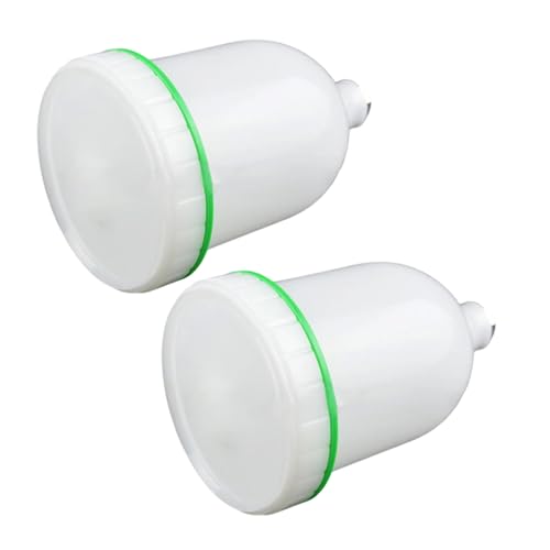 2 Pack Industrial Paint Cups 600 Ml Geeignet Mit Sprühpistolen Stabiler Nylonkonstruktion Edelstahladapter Hoher Zähigkeitsprüfer Sprühgerät Pistolenbehälter von Ddujbtp